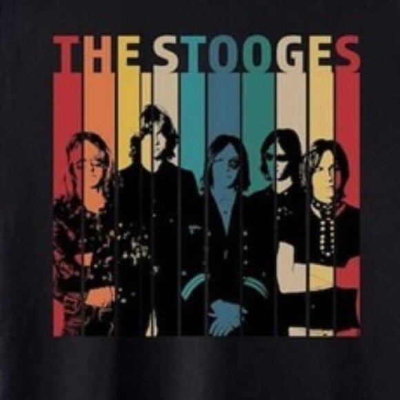 The Stooges Band Graphic T-Shirt Retro Rock Music Fan Gift Concert Streetwear 05 - Picture 2 of 5